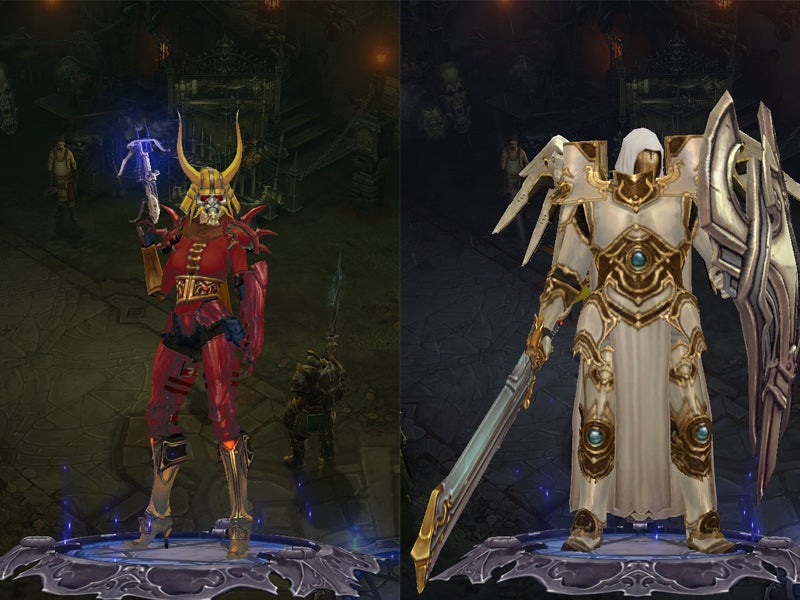  Our Demon Hunter and Crusader pair helped us through our wedding planning  