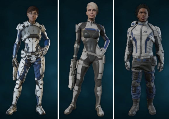 Sara Ryder, Cora Harper and Liam Kosta/Image source: Bioware