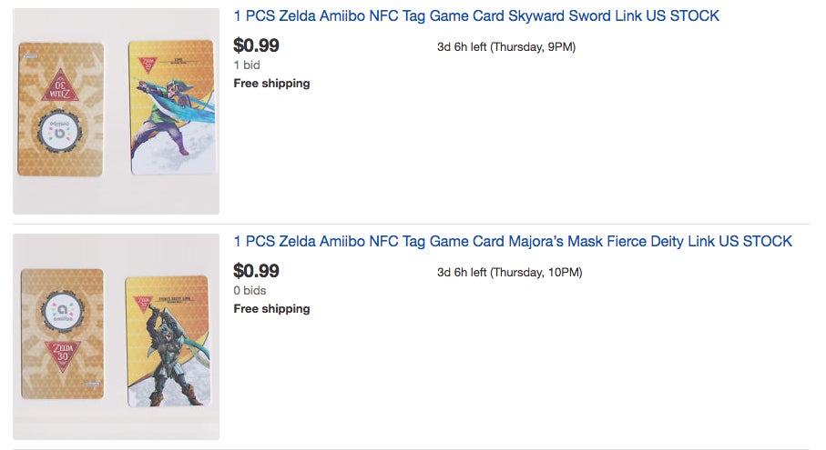 Neither Skyward Sword or Fierce Deity Link have been released as figures but you can still buy their bootleg amiibo cards.