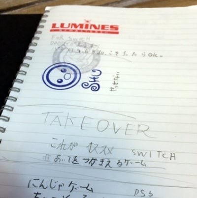 He took notes about all the games he played. 