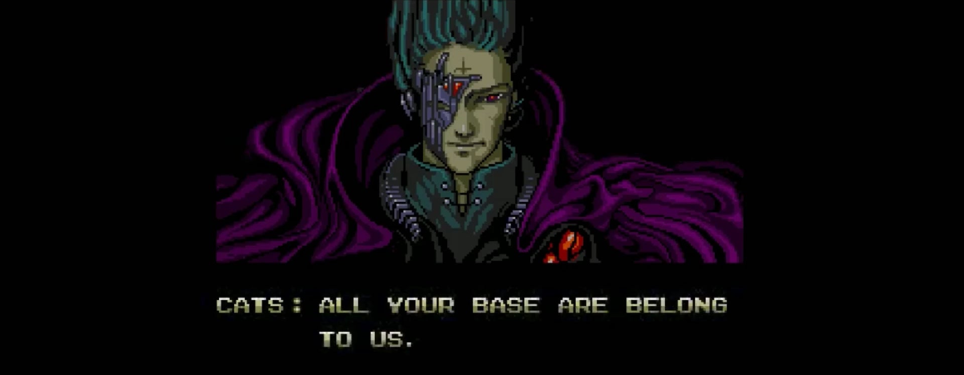 This poorly translated dialogue from the video game Zero Wing ended up being an enduring internet joke in the early 2000s.