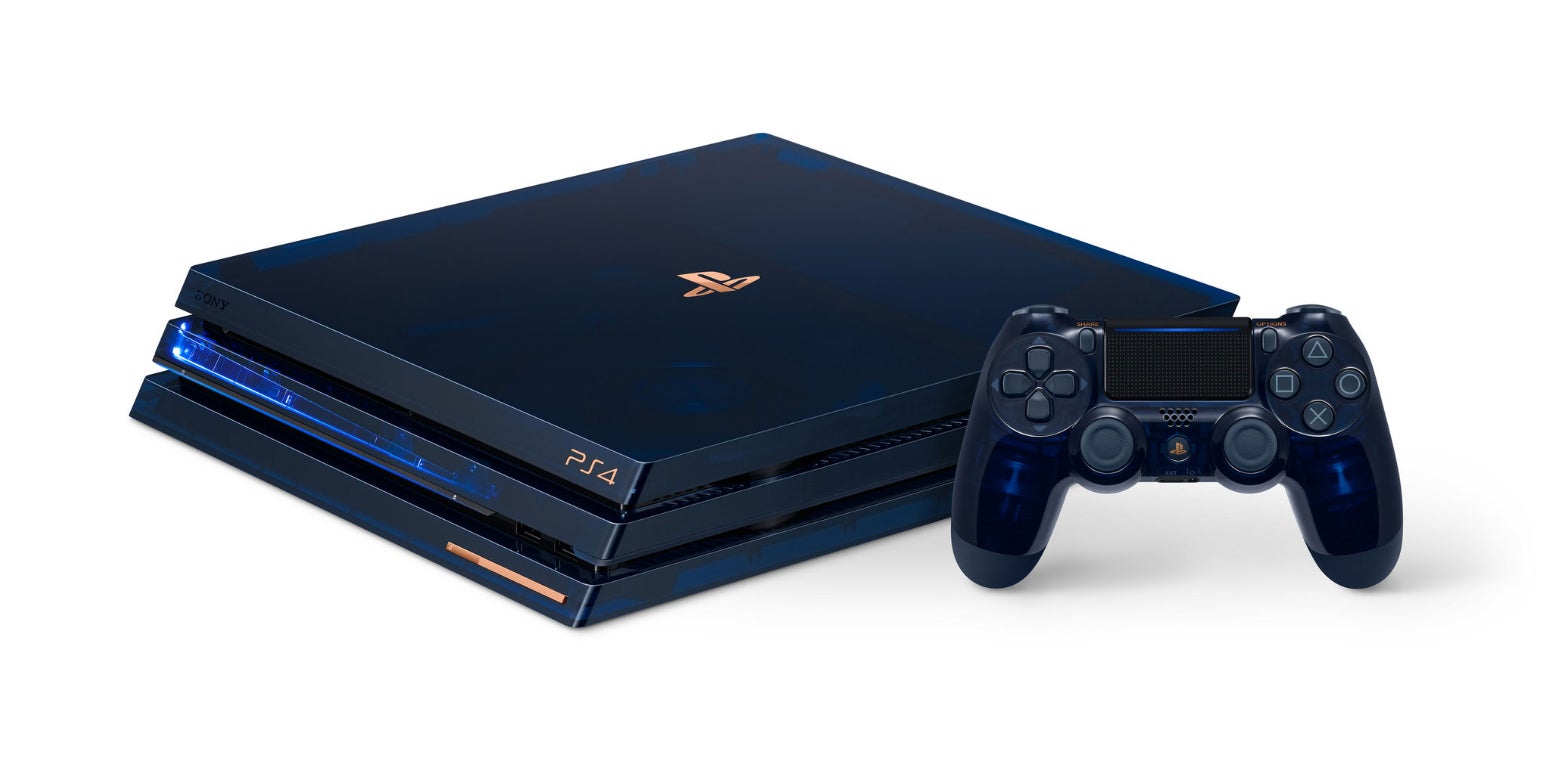 Sony also released this gorgeous translucent PS4 this year.