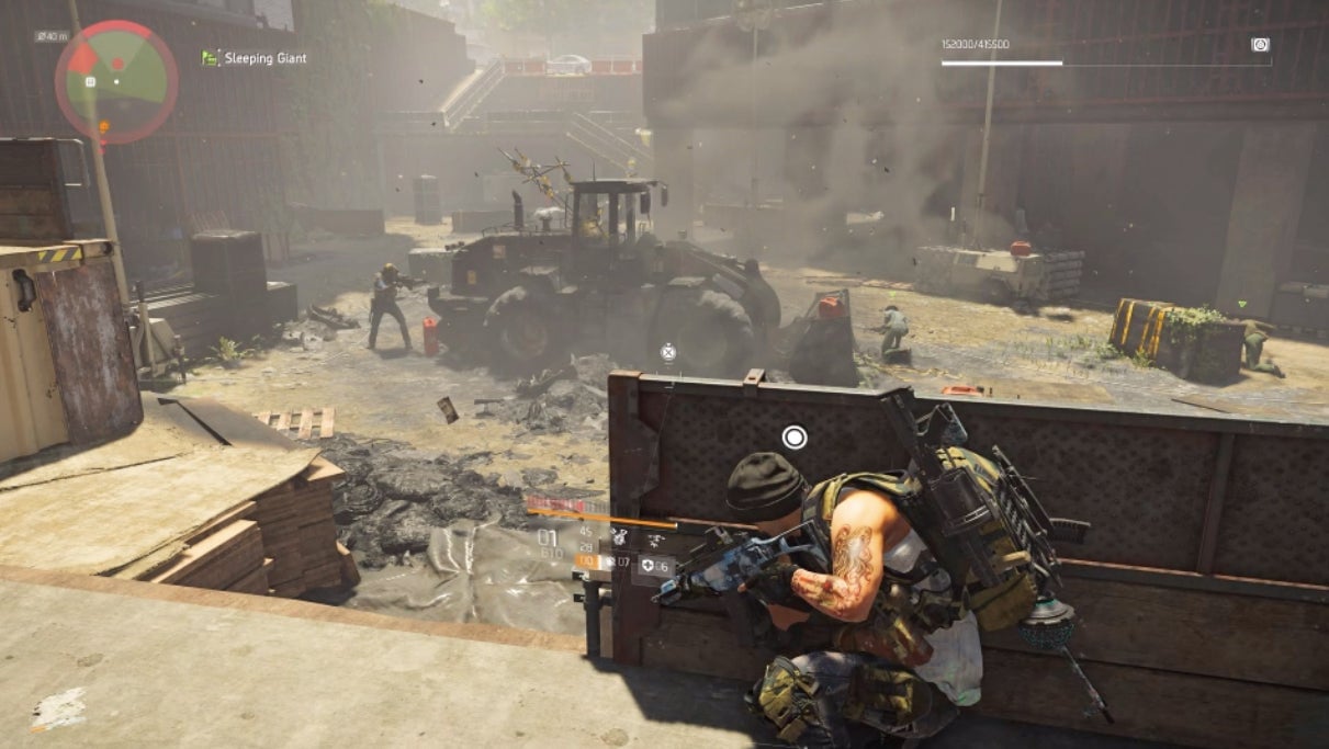 The core of the game is cover-based shooting waged solo or in co-op, this time with more useful computer-controlled civilian allies.