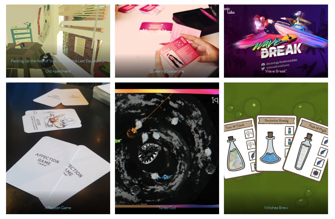 Some of the games shown at this year’s Playdate showcase.