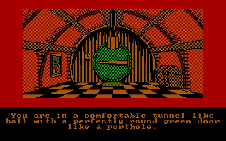 The Hobbit for the IBM PC.
