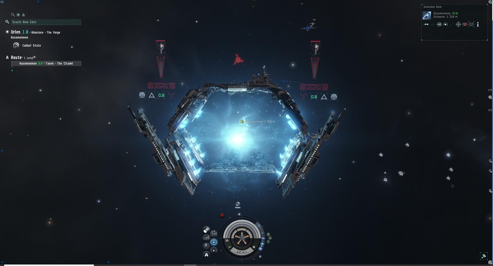 The system linked to this gate is under Triglavian control.