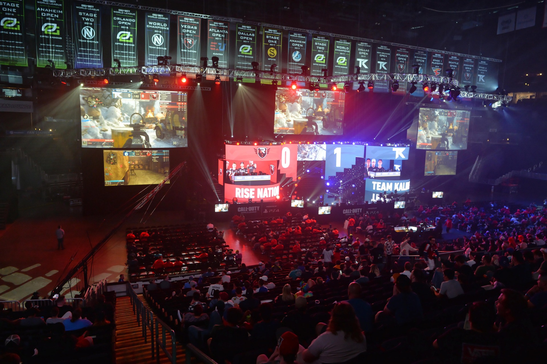 The 2018 Call of Duty World League Championship at Nationwide Arena in Columbus, Ohio.