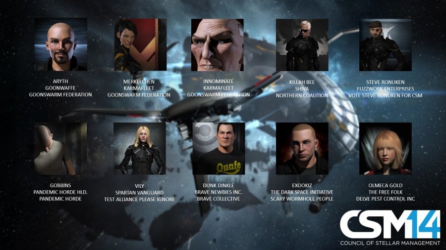 Top Row: Re-elected Incumbents. Bottom Row: First time CSM Representatives.