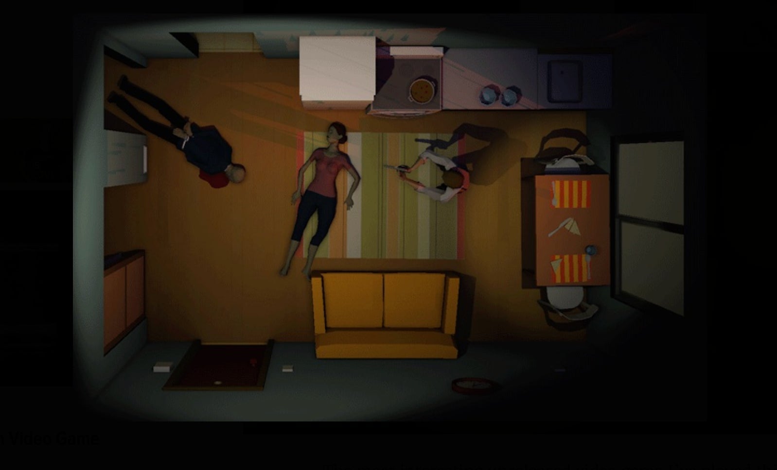 A still from the 2015 demo version of 12 Minutes.