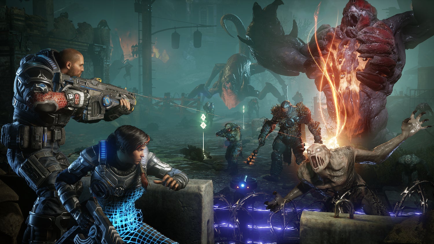 Gears 5 horde mode promotional shot