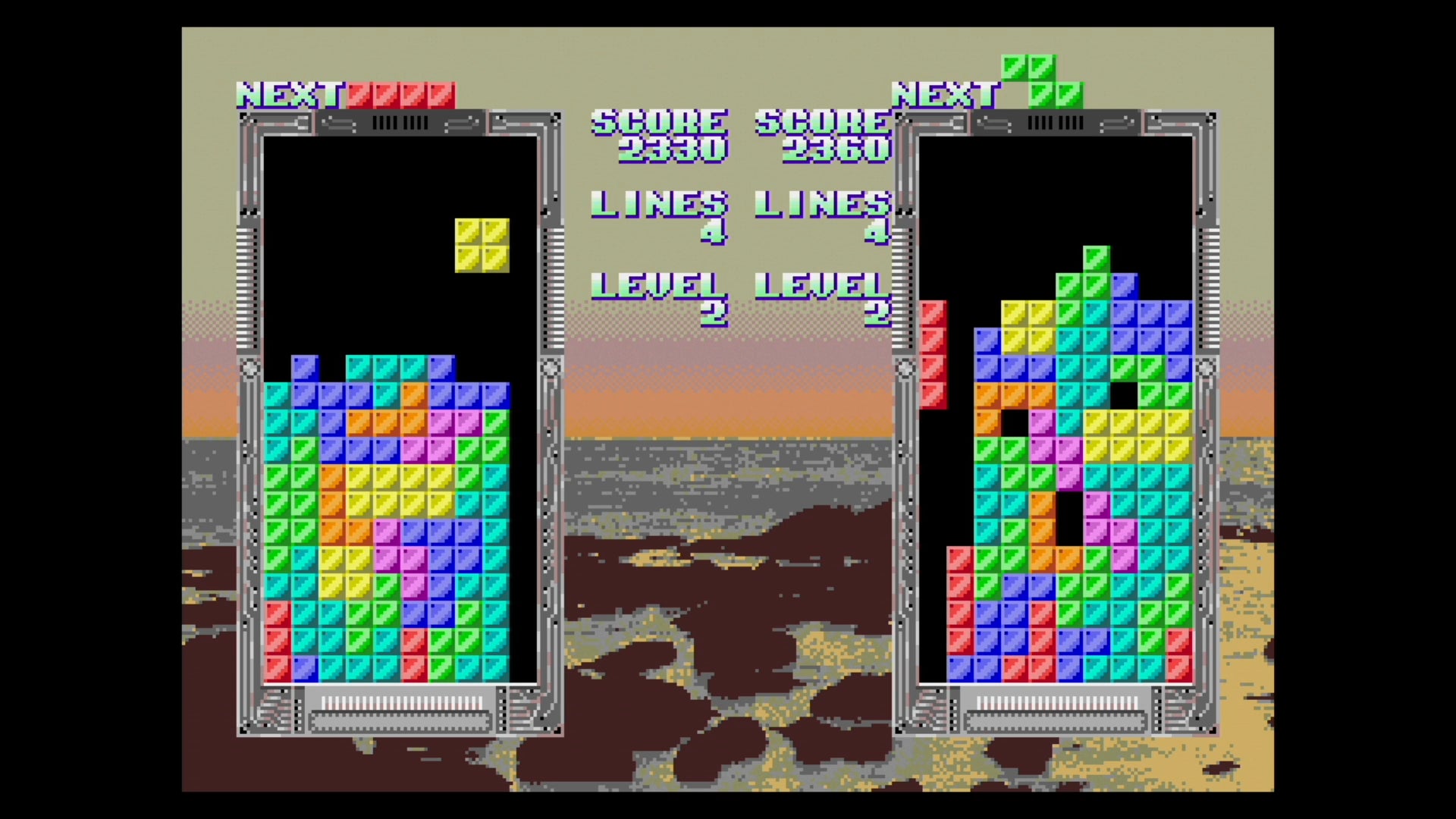 Tetris for the Genesis Mini.