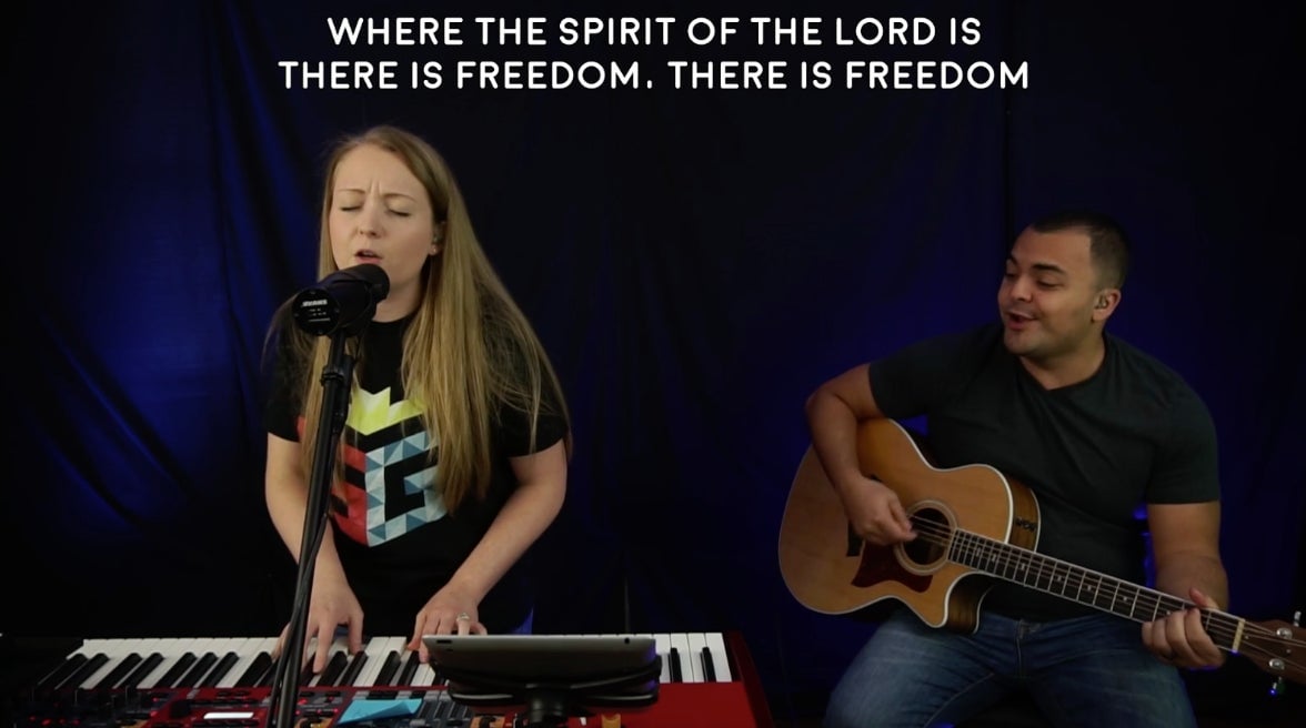 Music at a recent GodSquad service