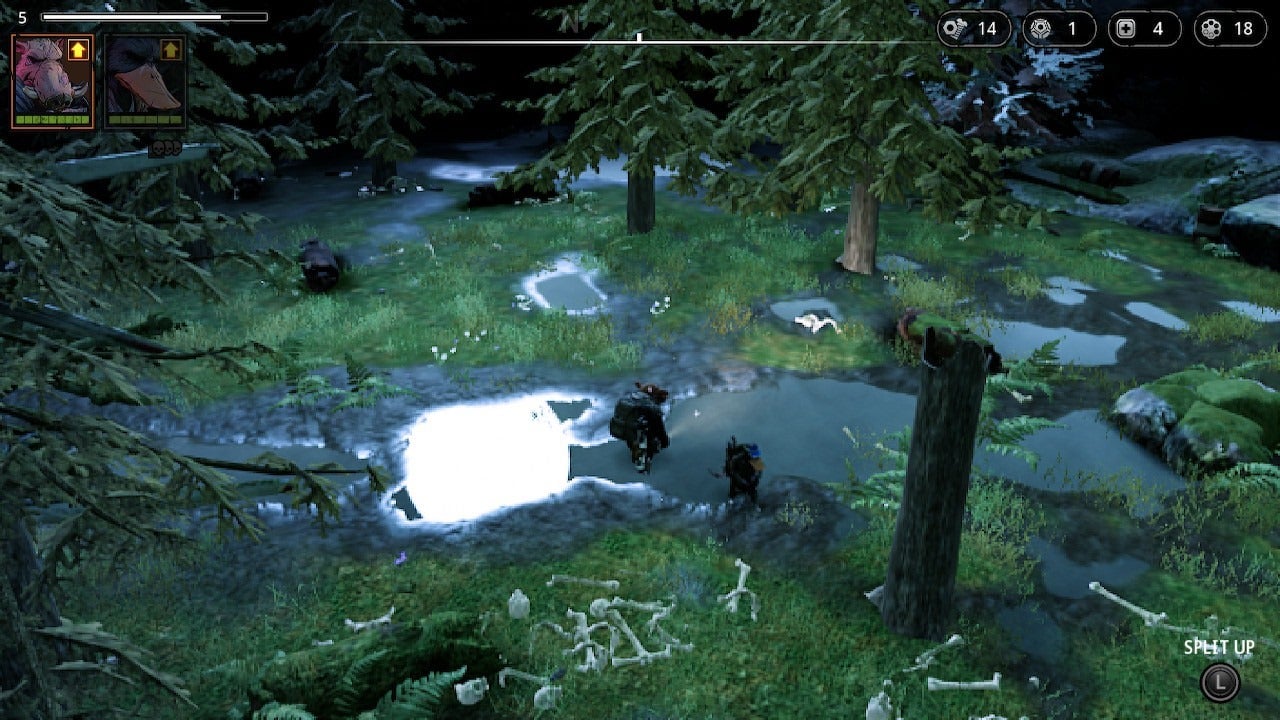 Everything’s darker on Switch, including the moon light.