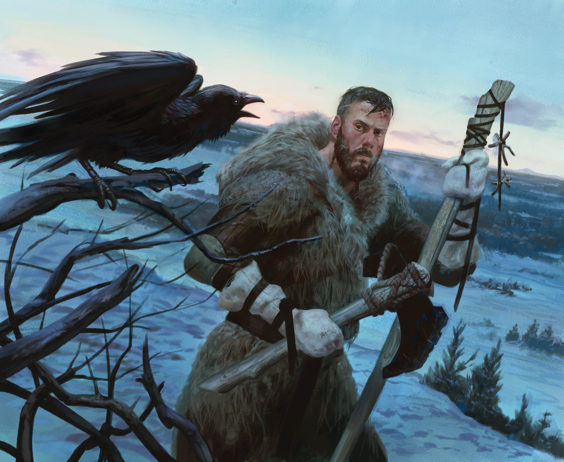 Chris Hosch is a Graphic Design Manager. His artwork appeared in the Kings of the Isles expansion for A Game of Thrones The Card Game 2nd Edition.