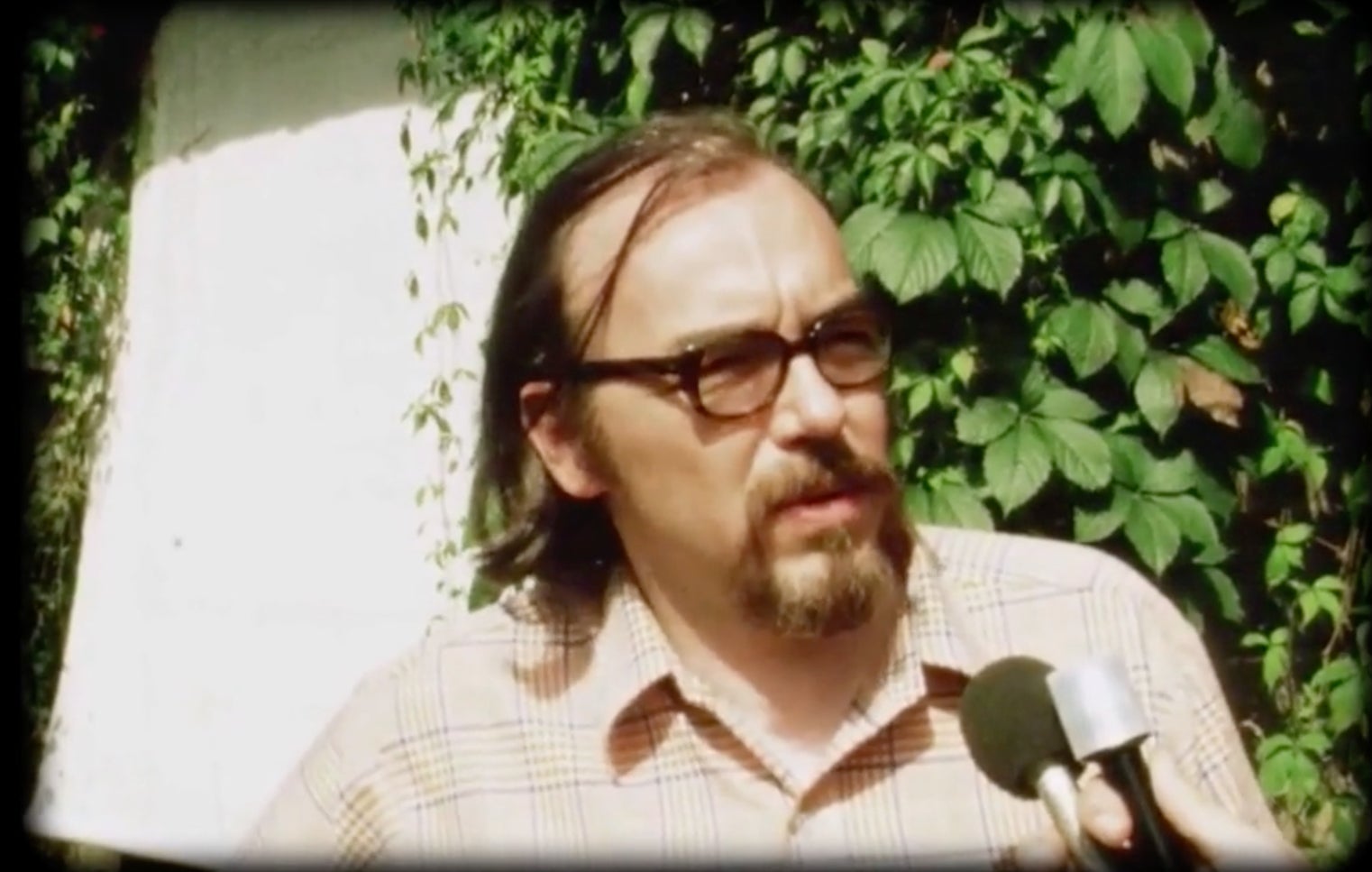 Gary Gygax getting interviewed.