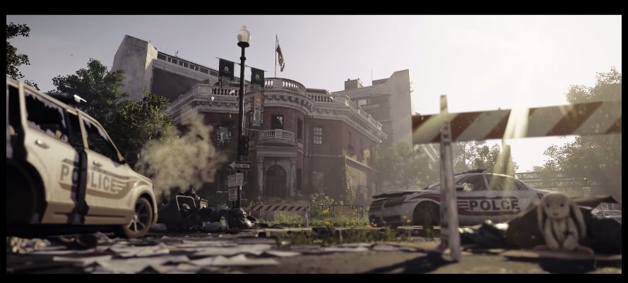 The origin of the meme: a car from The Division 2's Gamescom 2018 trailer