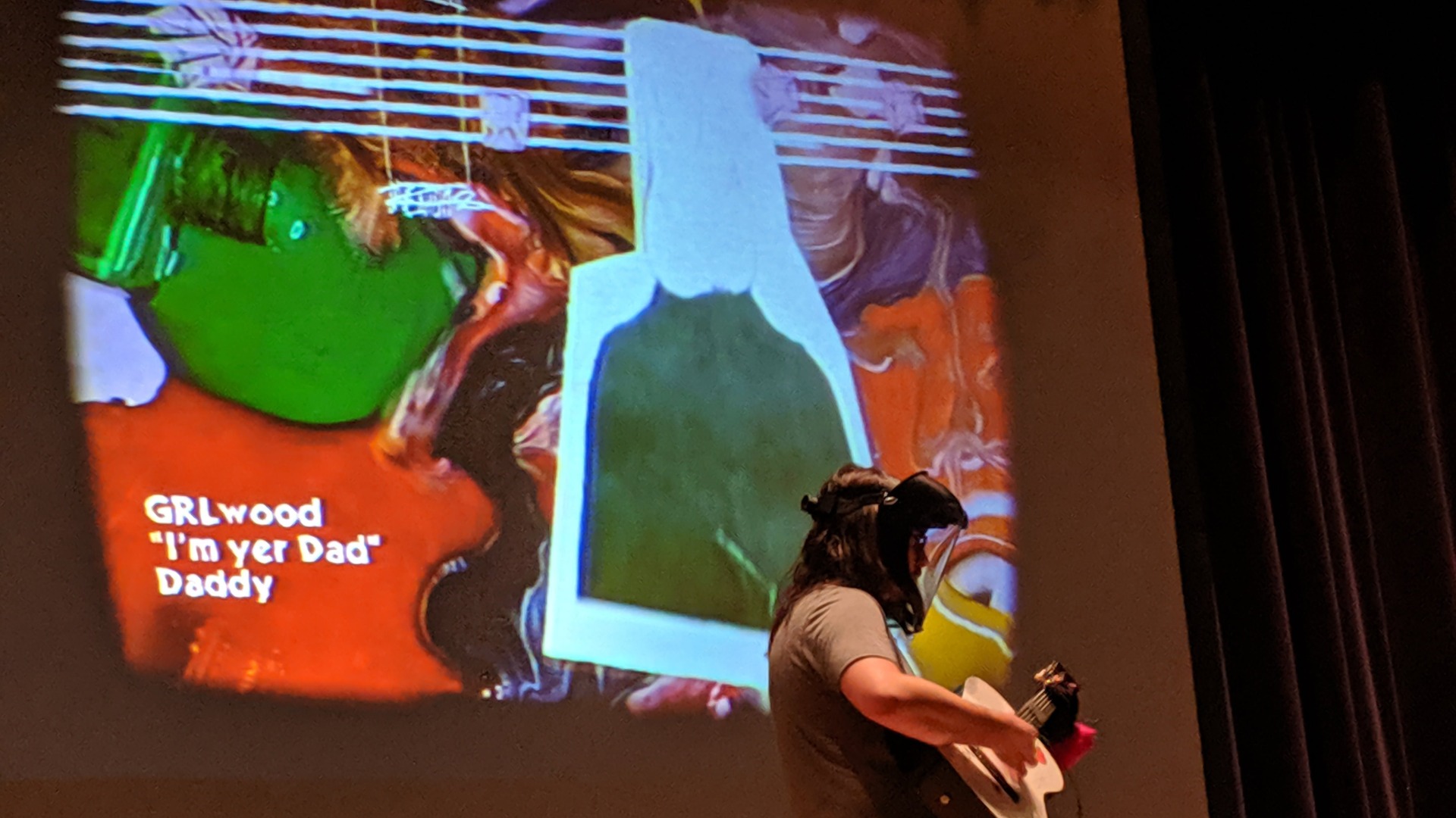 Playing One Night Only requires wearing a full-face riot mask.