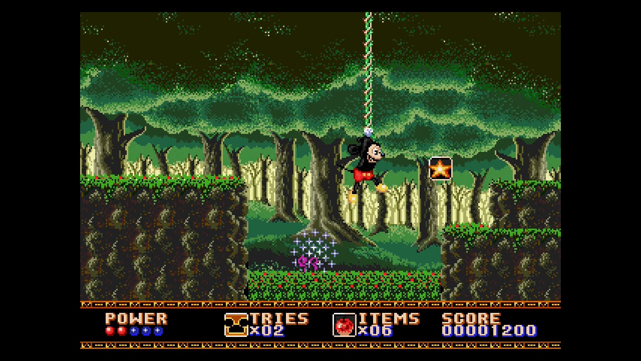 You gotta give them credit for going out and licensing Castle of Illusion Starring Mickey Mouse for this thing.