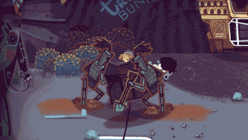 Knights and Bikes in action