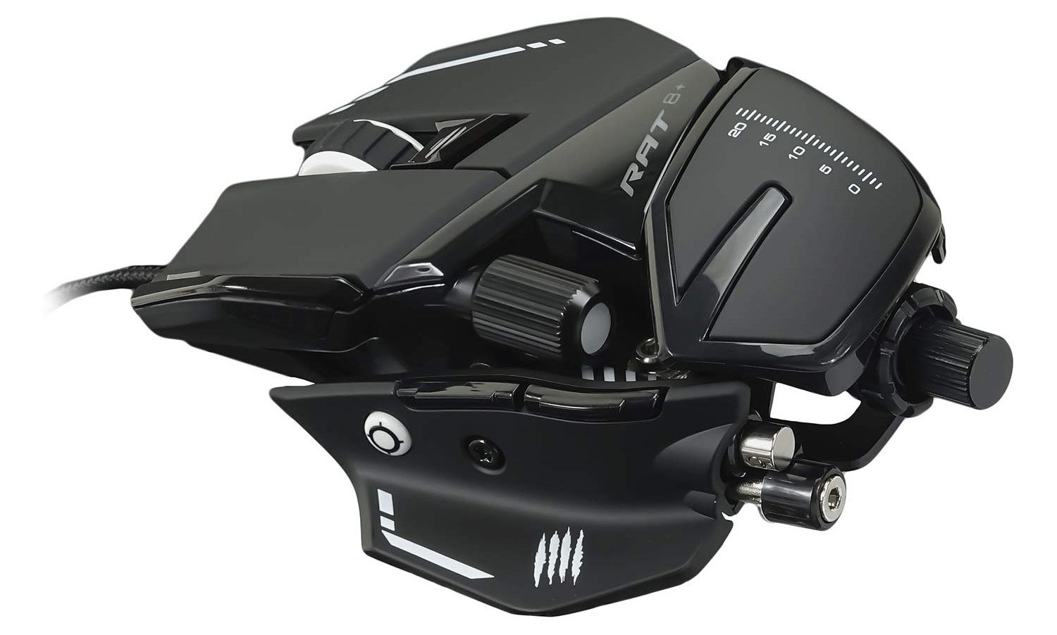 The standard R.A.T. 8+ in basic black.