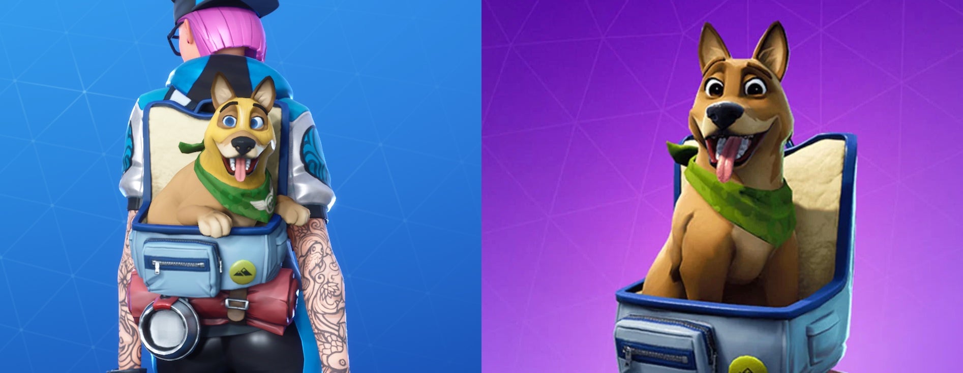 Left: Gunner. Right, Bonesy
