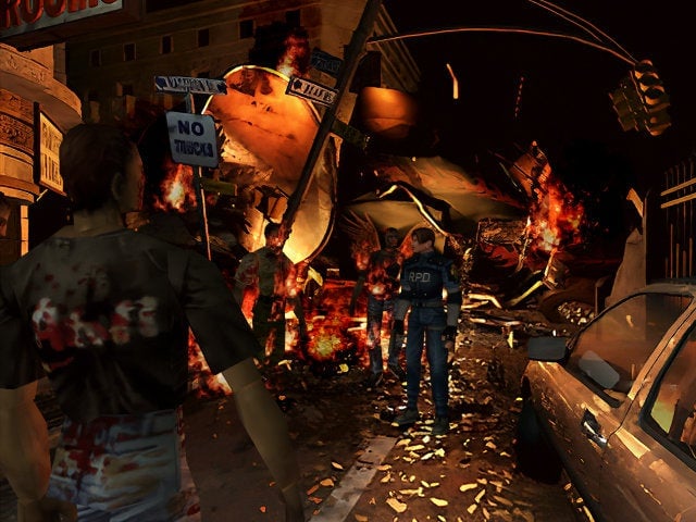 A screenshot from the Resident Evil 2 Seamless HD project.