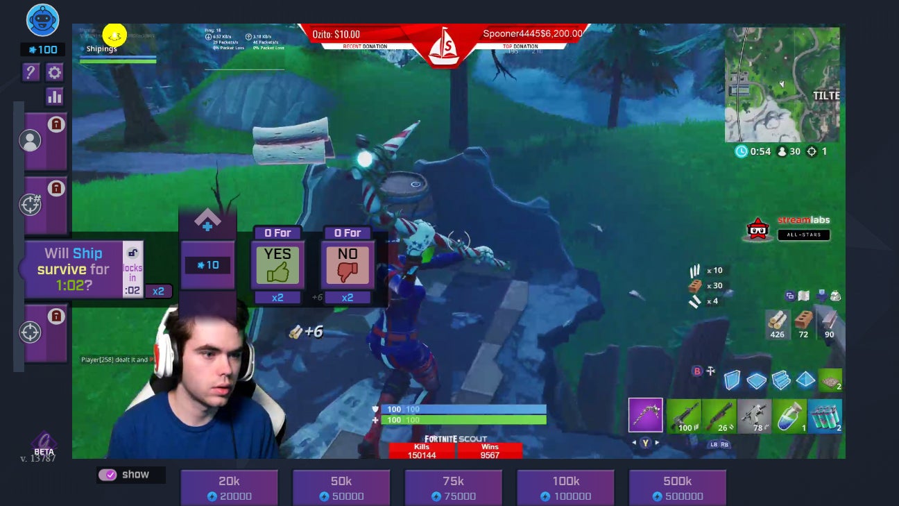 Screenshot: Ship on Mixer