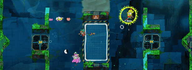 Gif: Flaming Flamingo