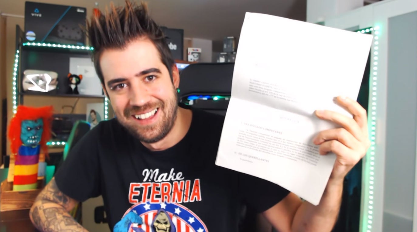 AuronPlay with a copy of the complaint