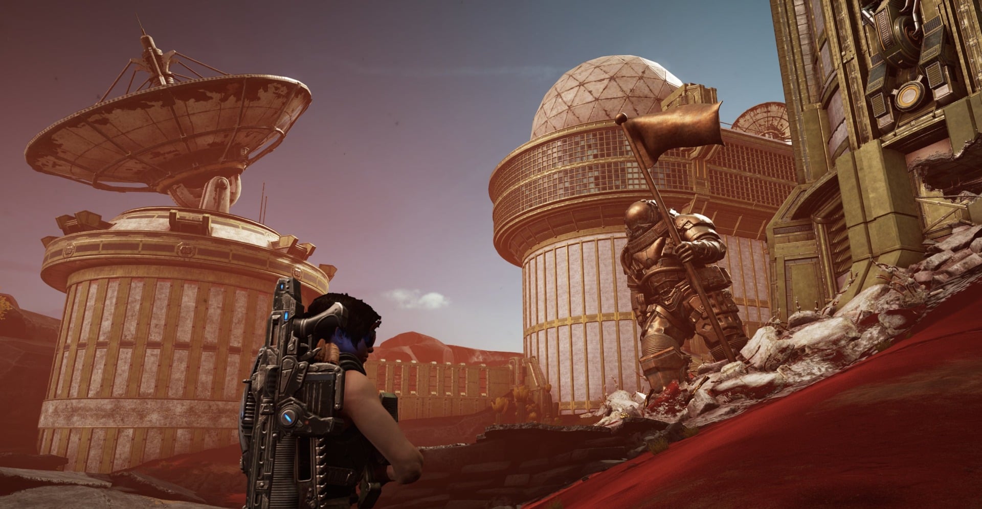 The red desert of Act 3.