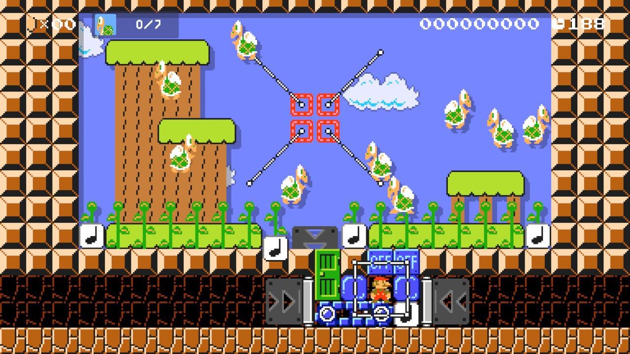 A player-created Mario Maker 2 level that replicates Duck Hunt