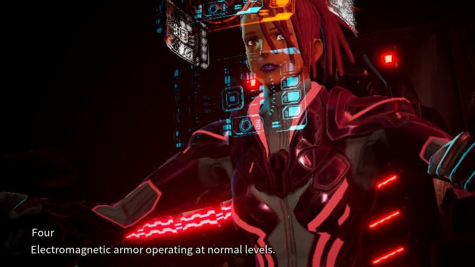 Tulah, my adorable, mostly silent protagonist (she grunts sometimes). I appreciated the black hair options in the game.