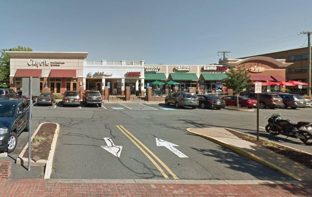 A strip mall in Vienna, Virginia.