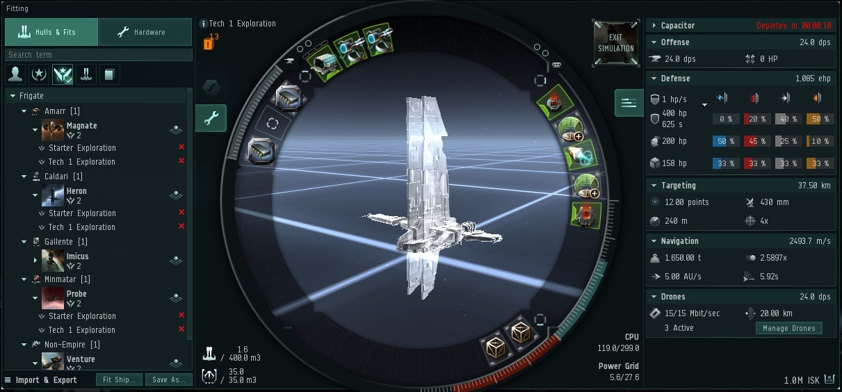 Simulated Fitting Window - Heron