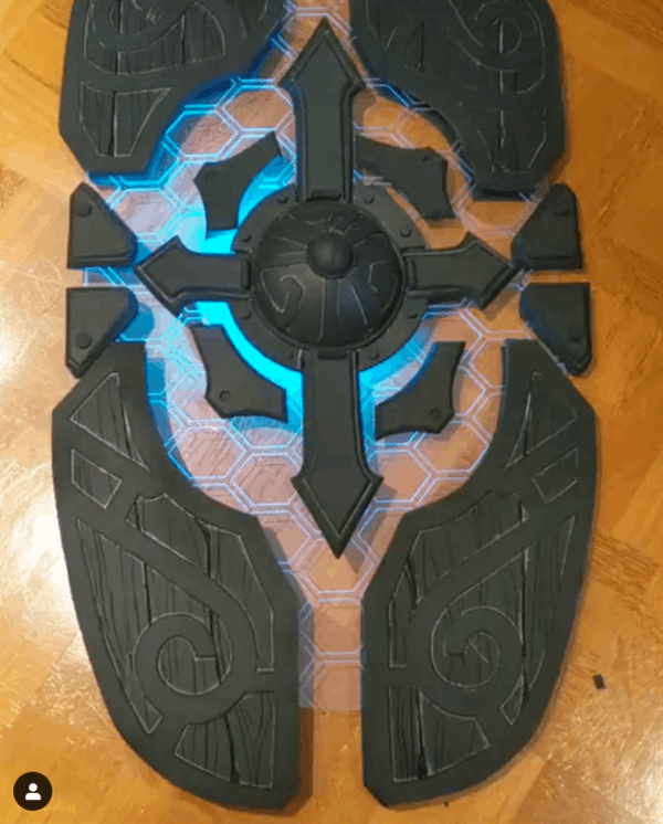 Brigitte’s “Shielfmaiden” Shield