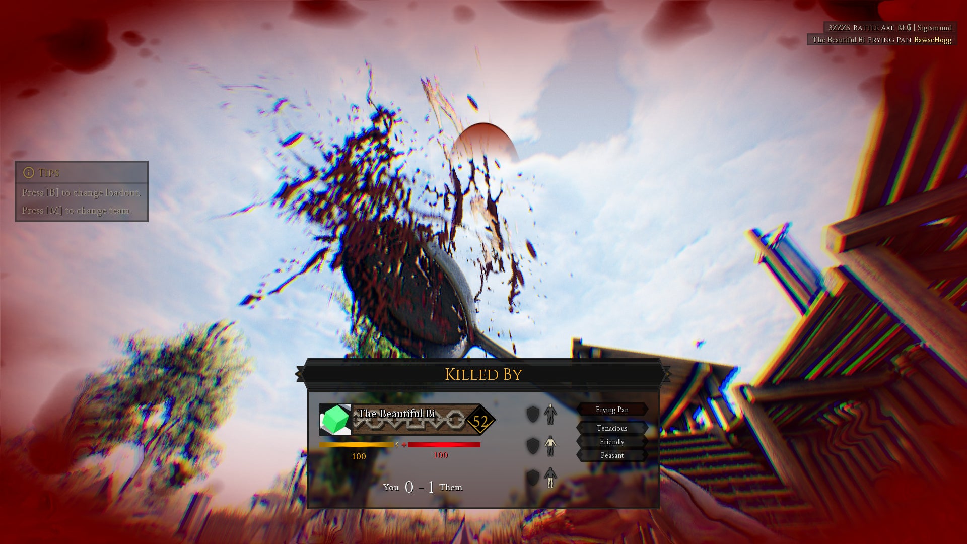 ... the frying pan hits hard.