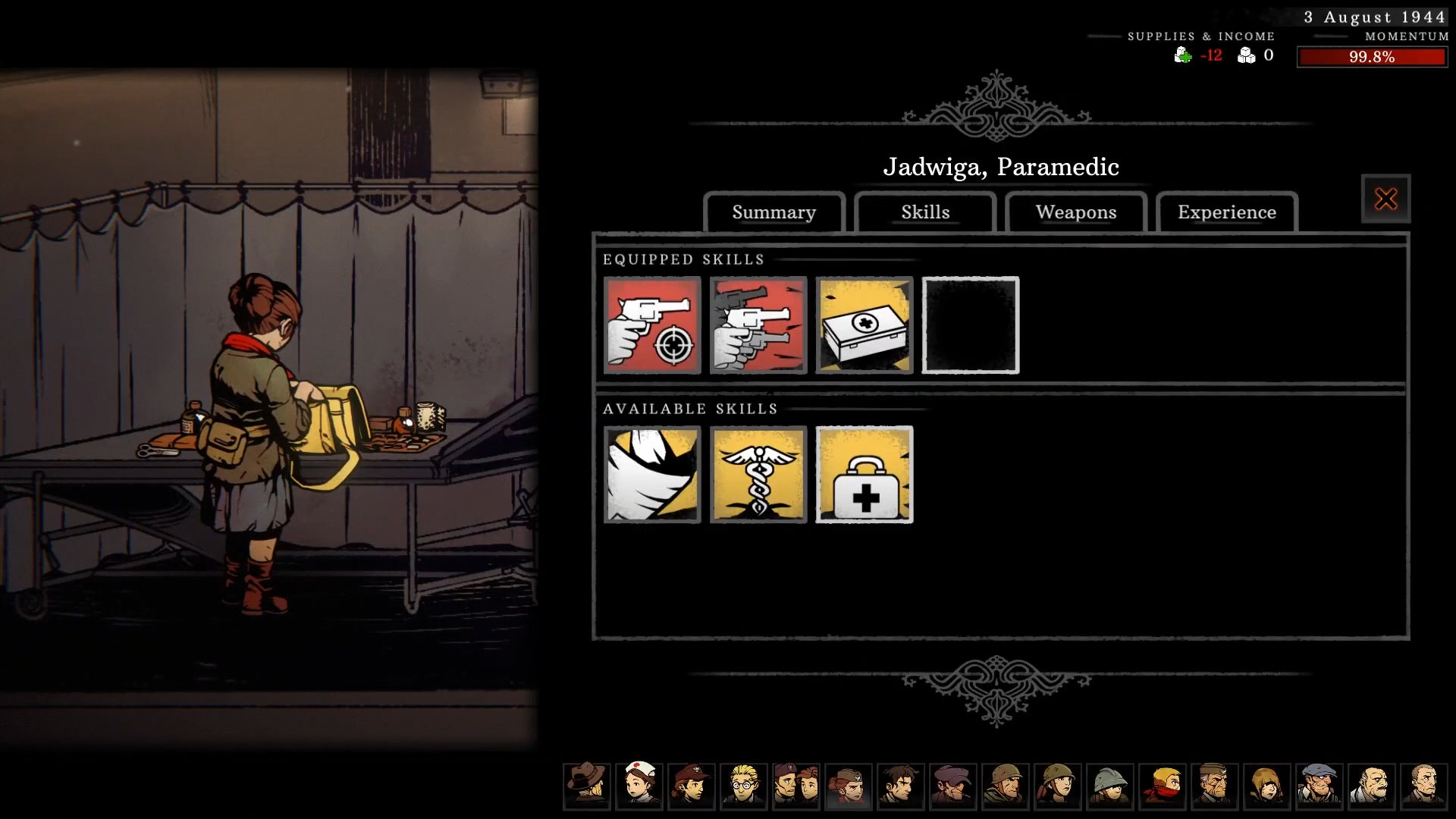 Resistance soldiers can be customized with new skills and weaponry