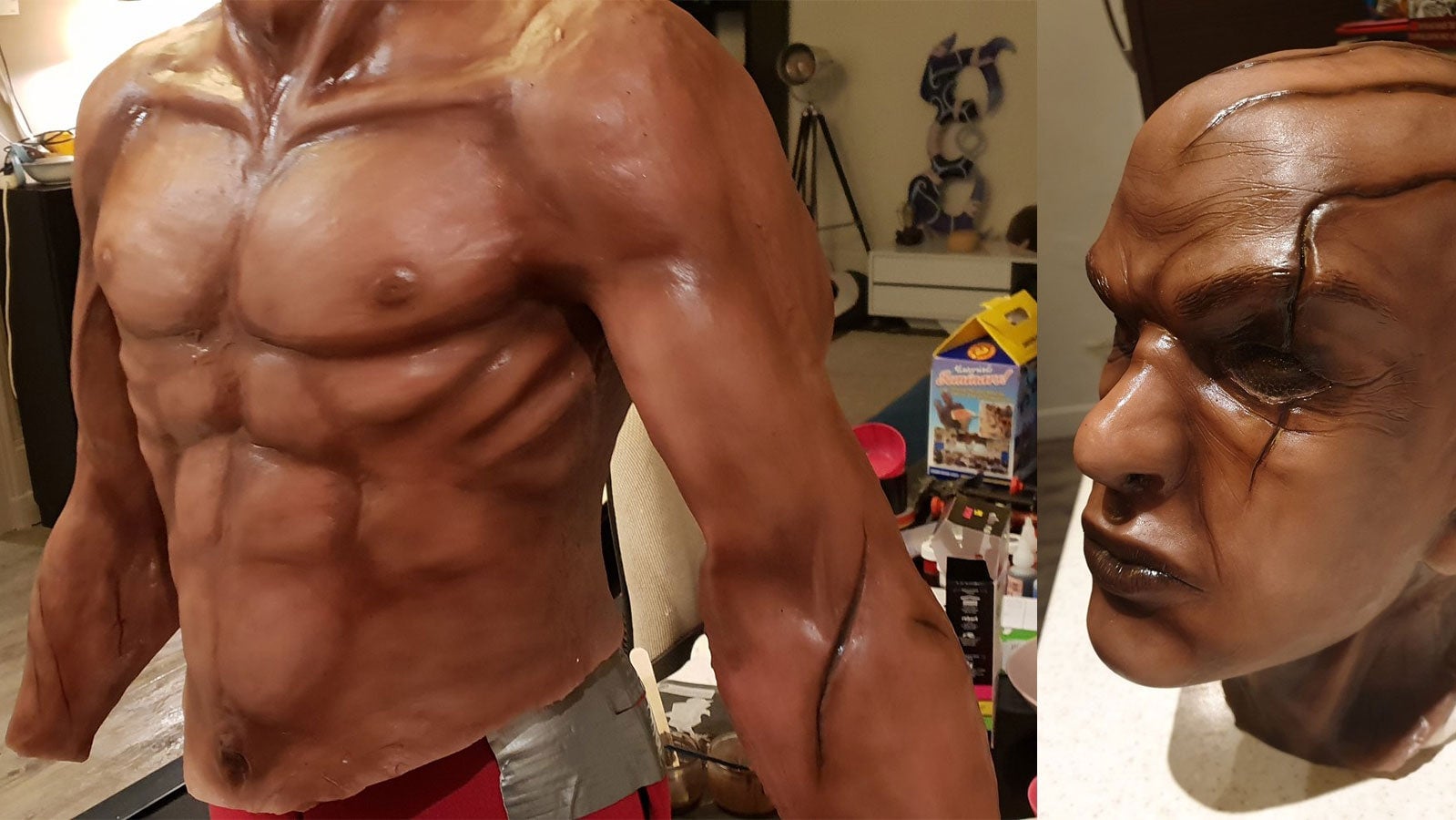 Some close-up shots of the âskinâ made for Livanartâs Pyke cosplay | Photo by Livanart Cosplay