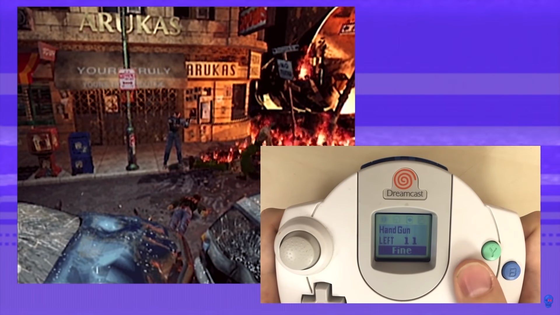Resident Evil 2 and how it used the VMU.
