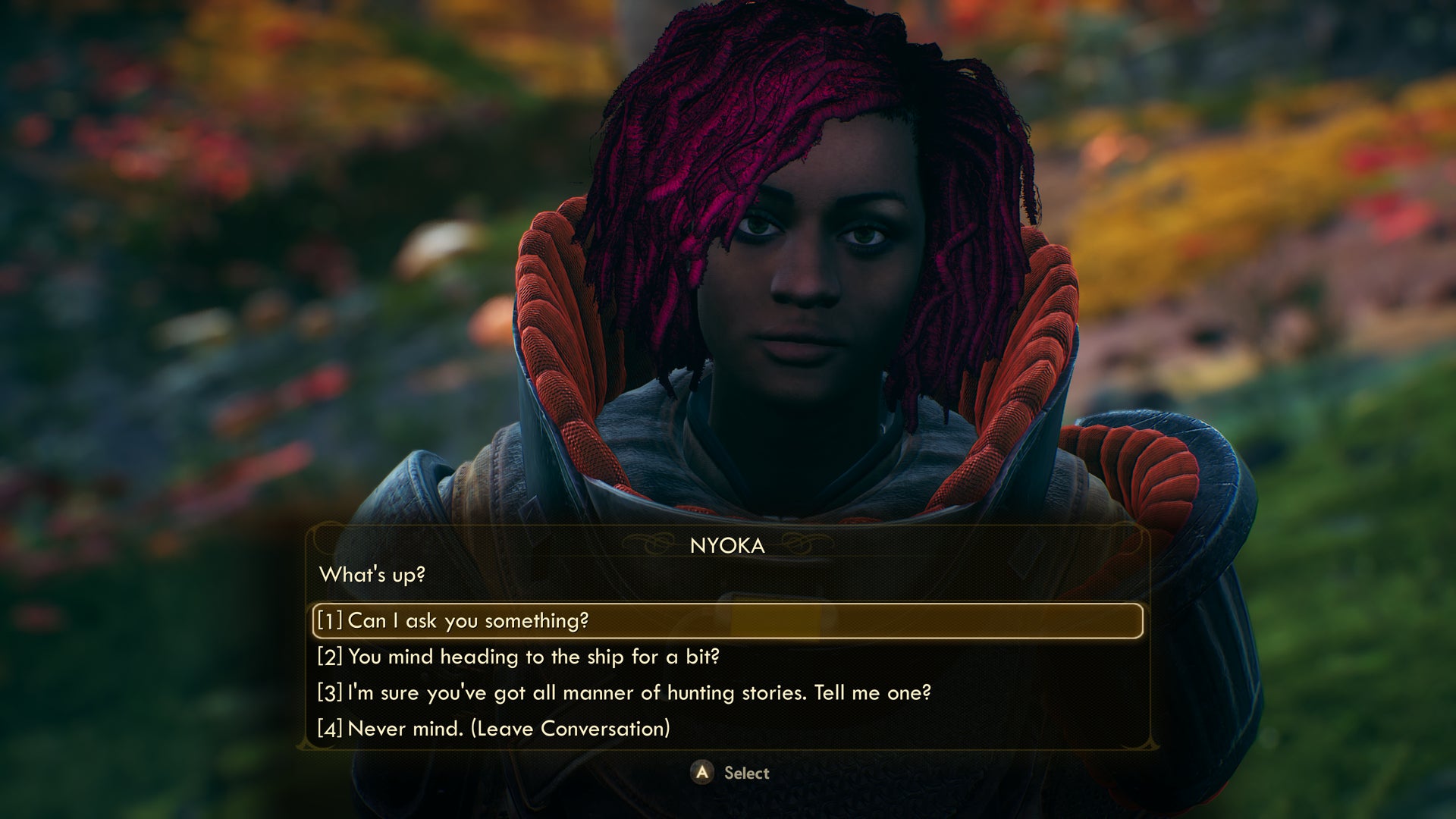 The bigger text size. 