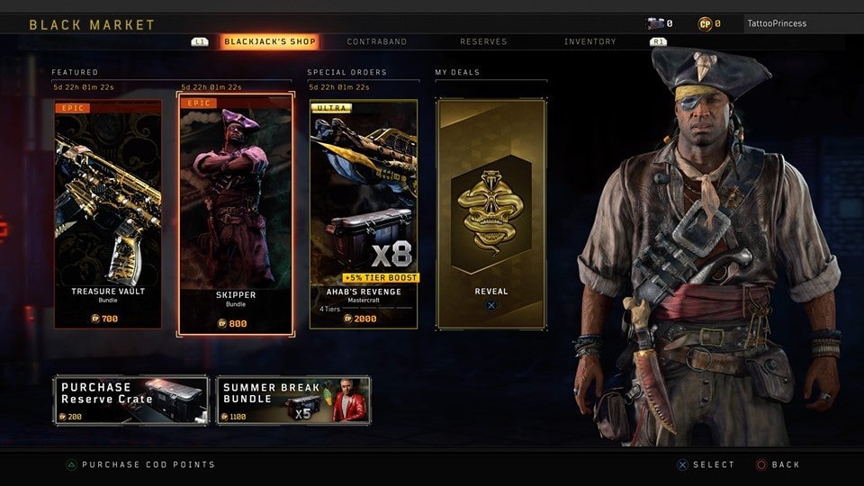 Maybe now I can finally get this awesome pirate skin.