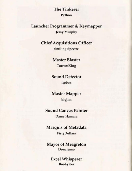 While the project was begun and is led by eXo, over the years others—like those listed in the collection’s manual—have stepped up to help.