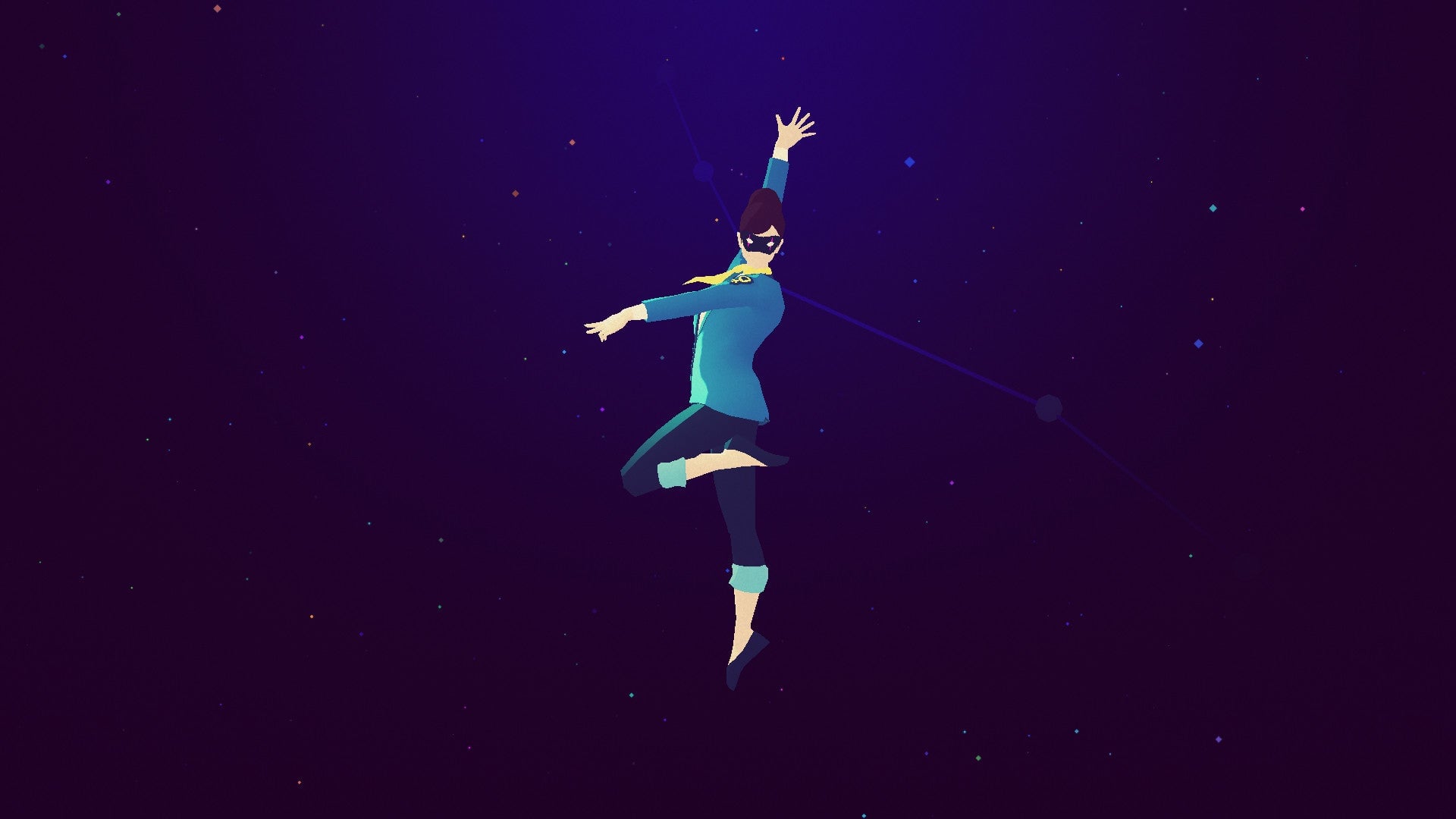 Screenshot: Sayonara Wild Hearts