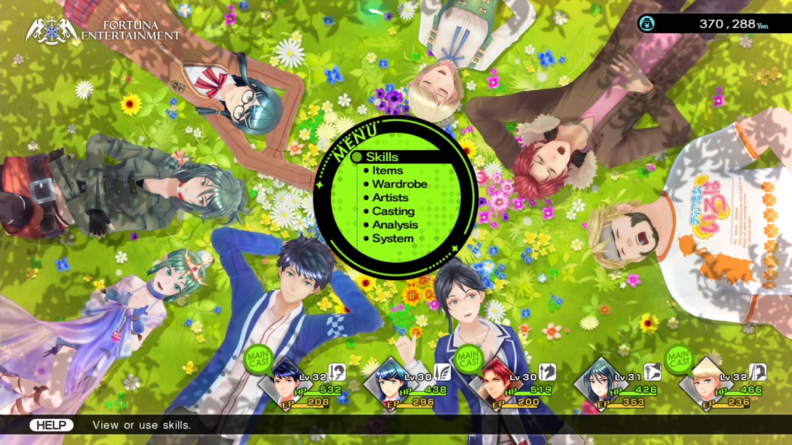 This menu screen captures the game’s tone completely. 