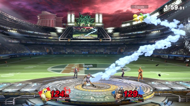 King of Fighters Stadium, a stage in Super Smash Bros. Ultimate