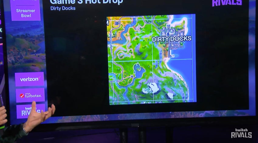 The allowed zone for game 3