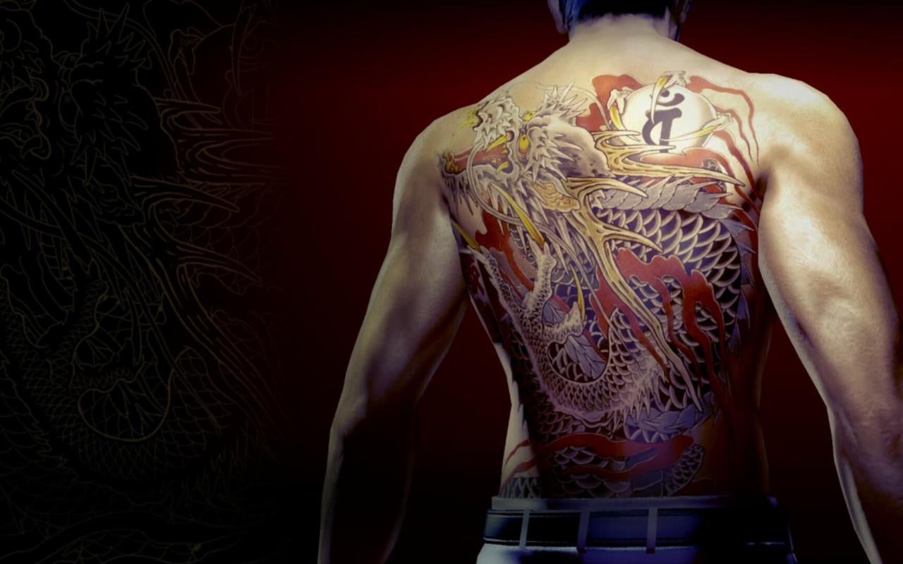 Kazuma Kiryu iconic back piece.