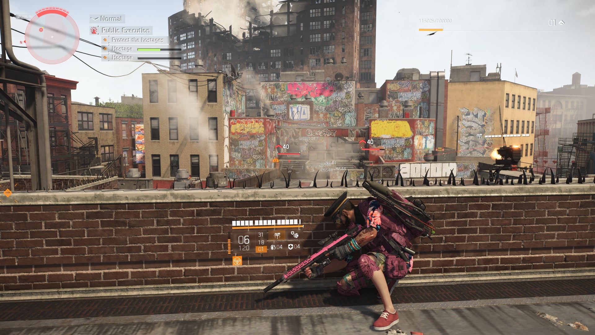 This rooftop area is totally optional and only players exploring and doing activities will see it. There are a lot of places like this in Warlords. 