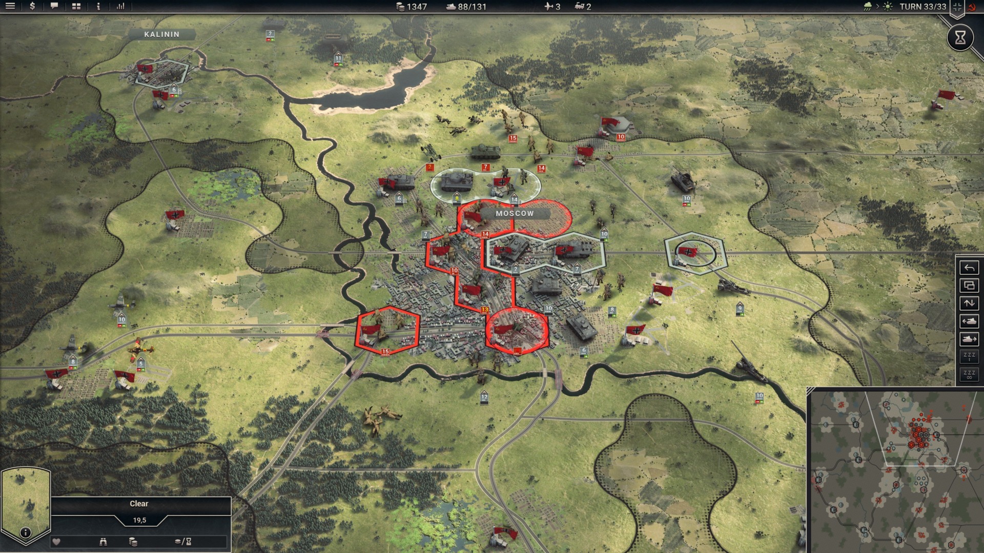 Some of the map design is fantastic. The battle for Moscow, for example, provides multiple opportunities for you to approach the city depending on how your army is built and how you want to approach the mission. You can smash your way across the rivers to the West, sneak through the northern approaches or flank around the more open spaces to the east.