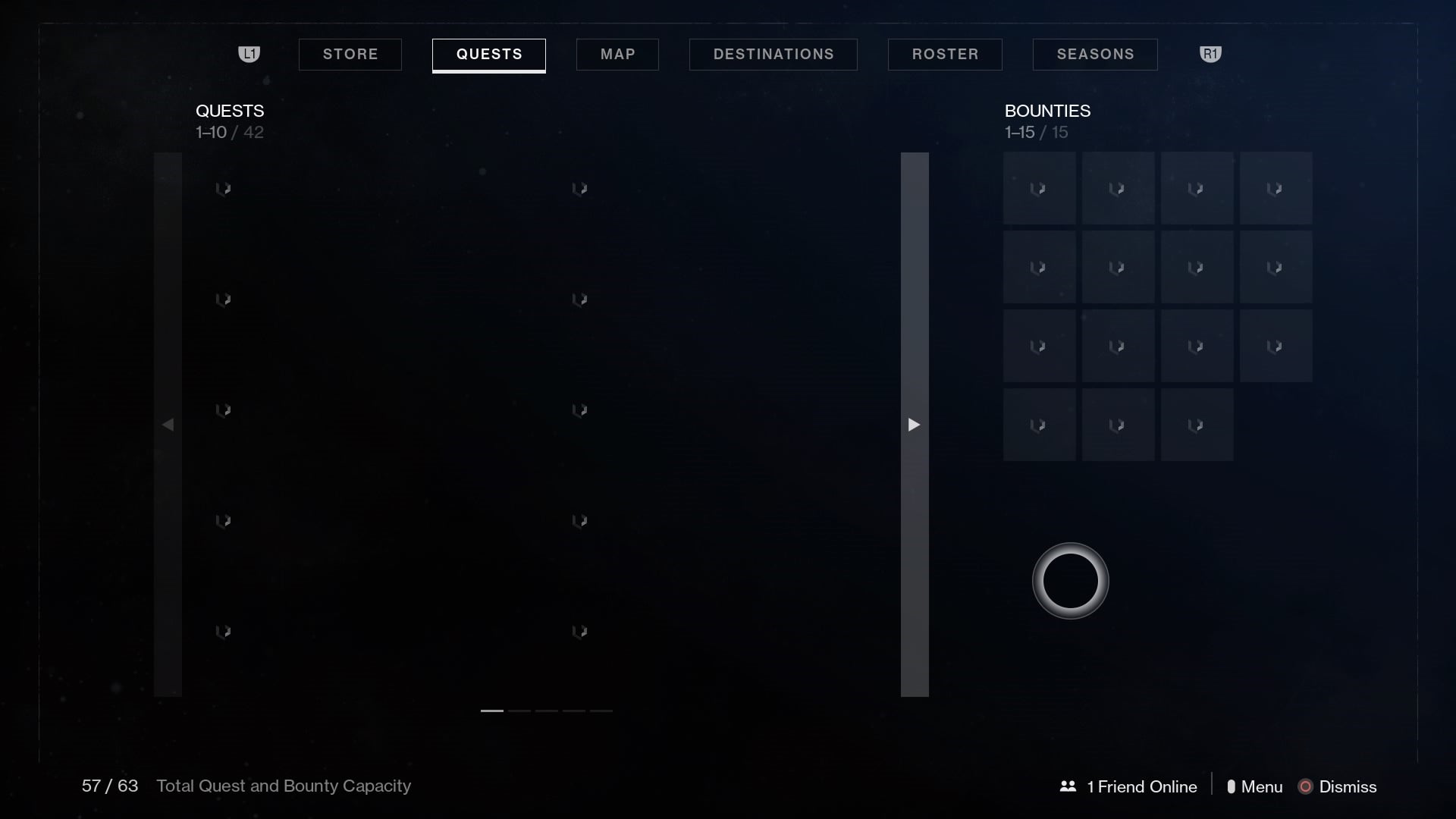 More times than not while playing on PS4 it takes several seconds for my quests or inventory to load.